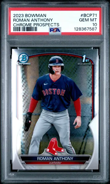2023 Bowman Roman Anthony Chrome Prospects PSA 10