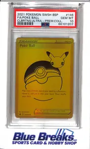 2021 Pokemon - Celebrations - Illustration Rare - Poke Ball - PSA10 - #SWSH146