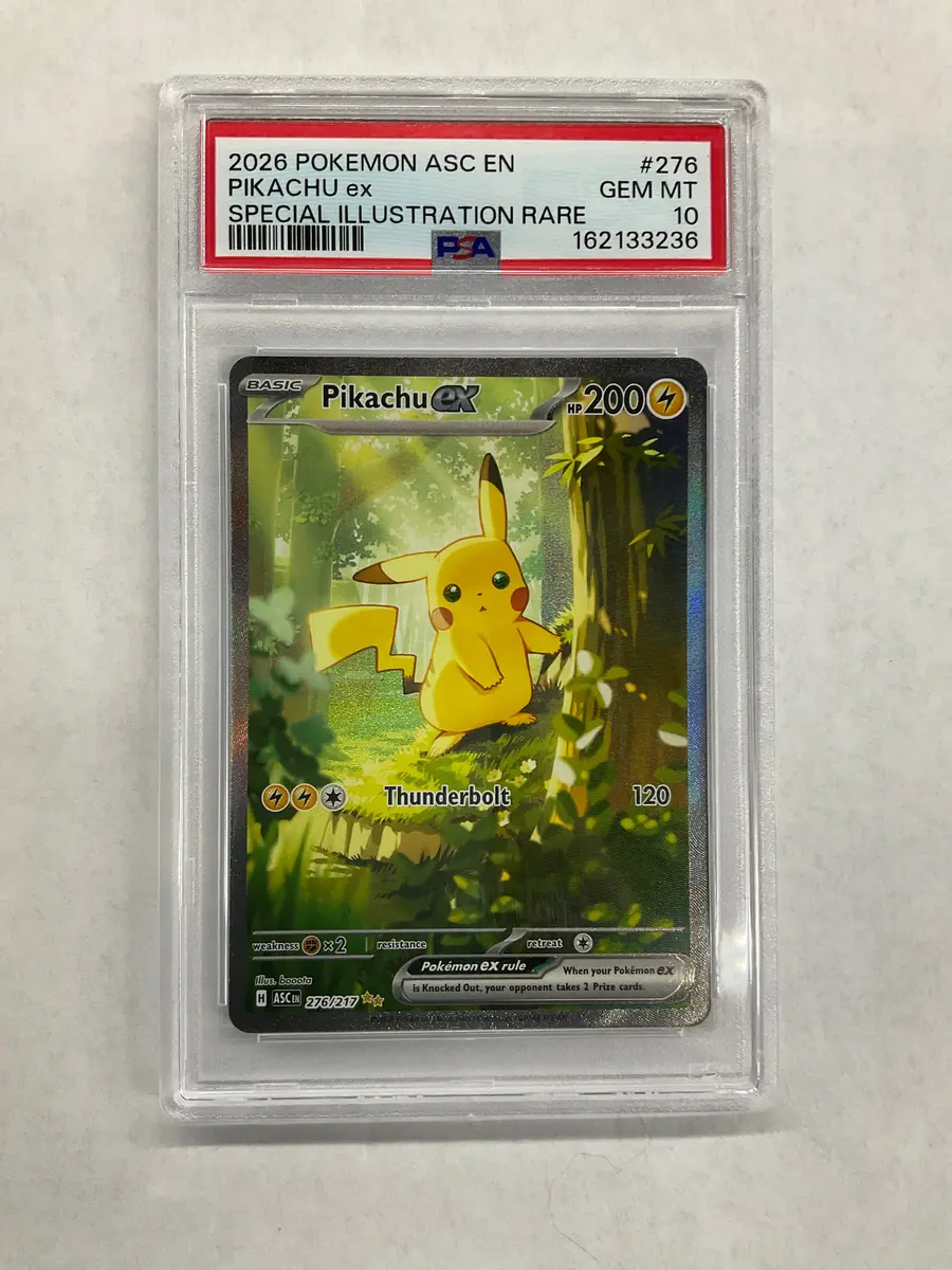 2026 Pokemon Ascended Heroes Pikachu ex 276 PSA 10 on Fanatics Collect