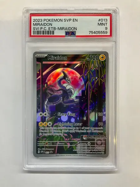 2023 Pokemon SVP Miraidon Pokemon Center #013 PSA 9