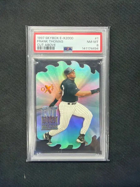 1997 Skybox E-X2000 Frank Thomas Cut Above PSA 8