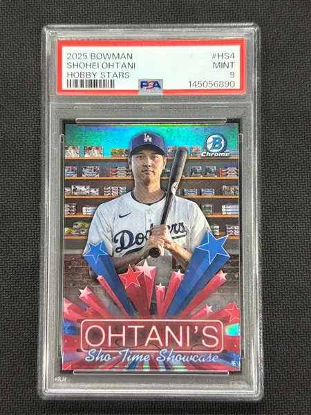 2025 Bowman Shohei Ohtani Hobby Stars PSA 9 Dodgers