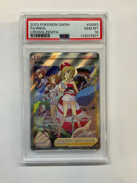 2023 Pokemon SWSH Irida GG63 PSA 10 Crwon Zenith