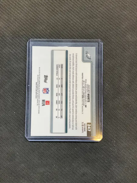 2025 Topps Chrome Jalen Hurts Lightboard Eagles