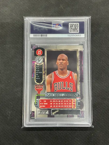 1997 Metal Universe Michael Jordan #23 PSA 7