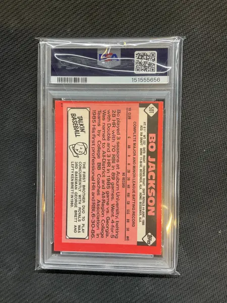 1986 Topps Traded Bo Jackson Rookie #50T PSA 6 656