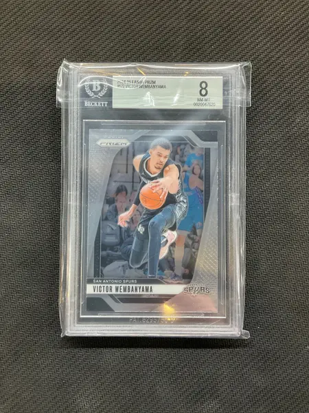 2024-25 Panini Prizm Victor Wembanyama BGS 8