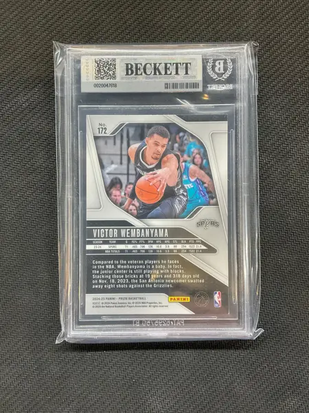 2024-25 Panini Prizm Victor Wembanyama BGS 9