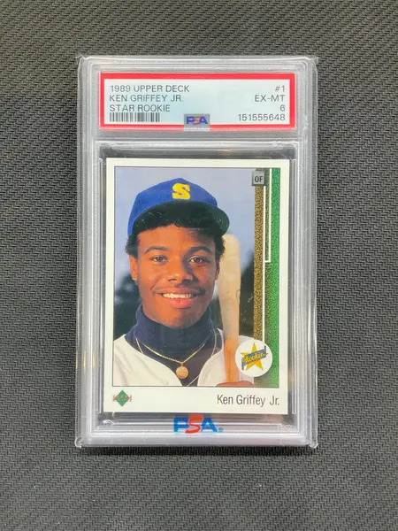 1989 Upper Deck Ken Griffey Jr Star Rookie PSA 6 648