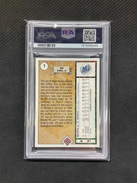 1989 Upper Deck Ken Griffey Jr Star Rookie PSA 6 648
