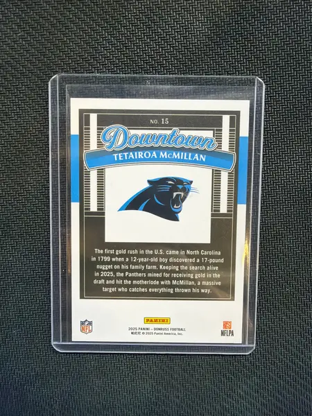 2025 Donruss Tetairoa Mcmillan Rookie Downtown! Panthers