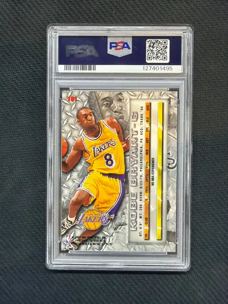 1996 Fleer Metal Kobe Bryant Rookie #181 PSA 9