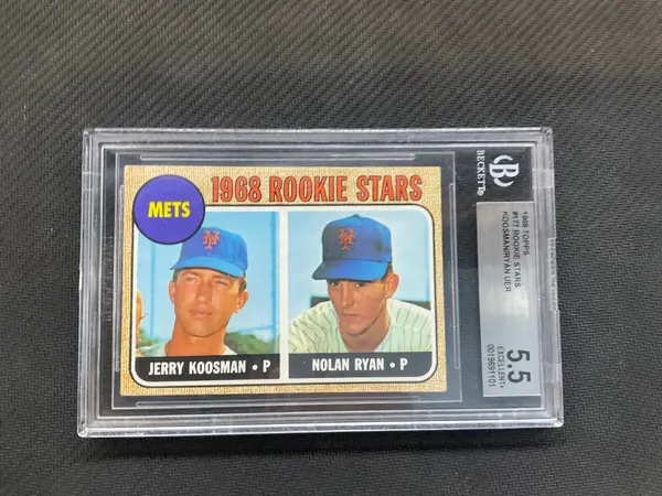 1968 Topps Nolan Ryan Rookie BGS 5.5 Stars