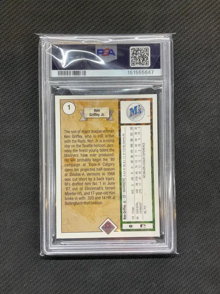 1989 Upper Deck Ken Griffey Jr Star Rookie PSA 5