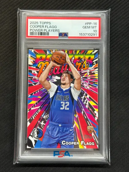 2025 Topps Cooper Flagg Power Players PSA 10 291