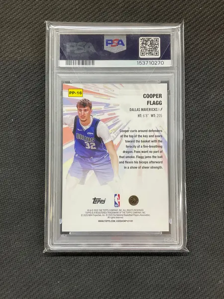 2025 Topps Cooper Flagg Power Players PSA 10 270
