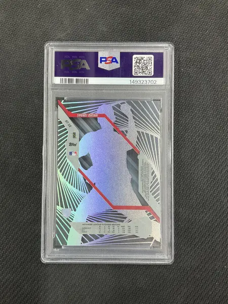2018 Topps High Tek Shohei Ohtani Rookie PSA 8 Angels