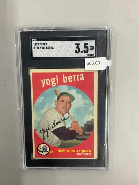 1959 Topps #180 Yogi Berra SGC 3.5 Yankees