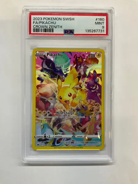 2023 Pokemon Swsh Pikachu #160 PSA 9 Crown Zenith