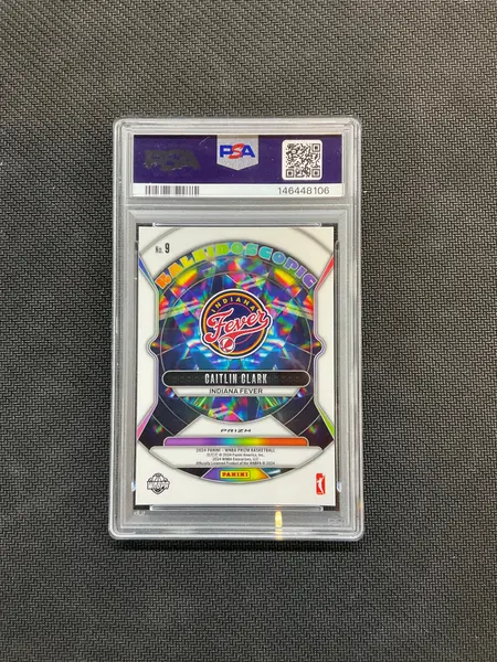 2024 Prizm WNBA Caitlin Clark Kaleidoscopic Green PSA 10 Rookie