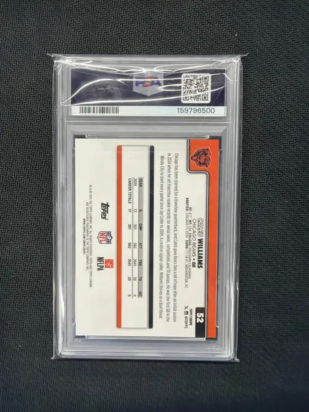 2025 Topps Chrome Caleb Williams Molten Mercury /6 PSA 10