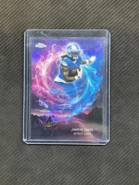 2025 Topps Chrome Jahmyr Gibbs Game Genies Case Hit