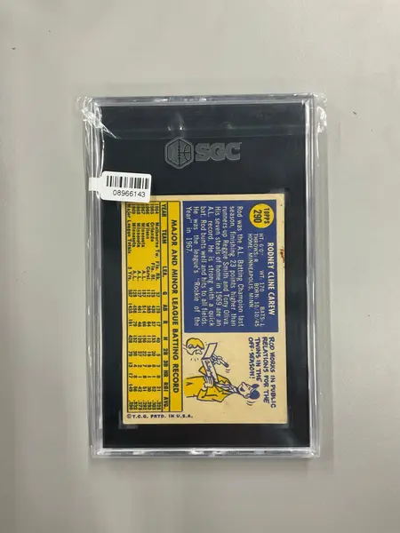 1970 Topps #290 Rod Carew SGC 3
