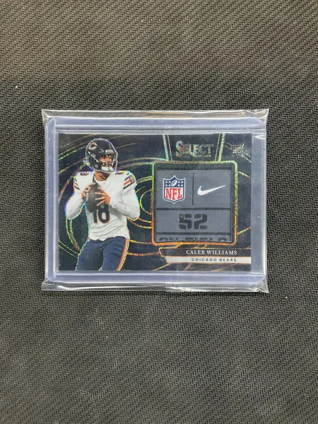 2024 Panini Select Caleb Williams Rookie Patch Tag 1/1 Black Finite