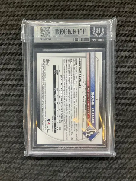 2025 Bowman Shohei Ohtani BGS 9