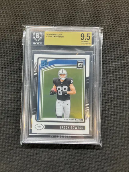2024 Donruss Optic Brock Bowers BGS 9.5