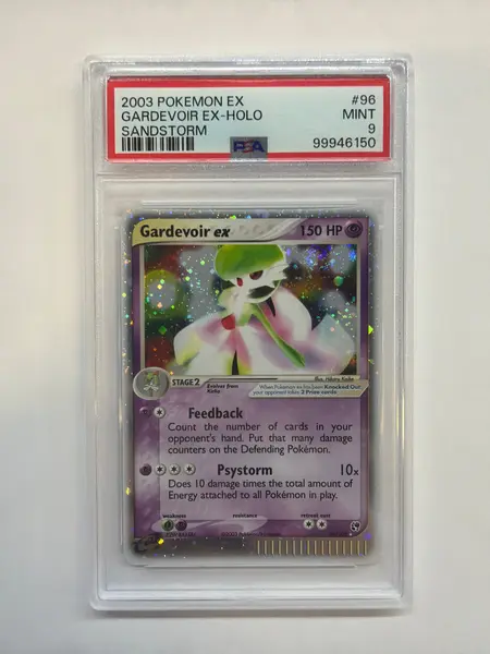 2003 Pokemon Sandstorm Gardevoir EX 96 Holo PSA 9 - SWIRL!