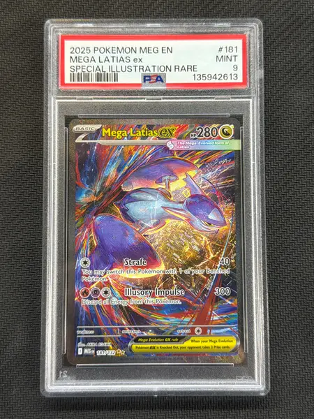 2025 Mega Latias ex 181 PSA 9