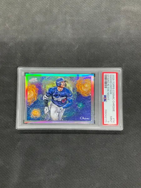 2025 Topps Chrome Cosmic Shohei Ohtani Stars In The NIght PSA 9 Dodgers