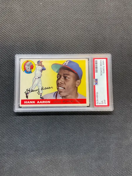 1955 Topps Hank Aaron #47 PSA 3 Braves