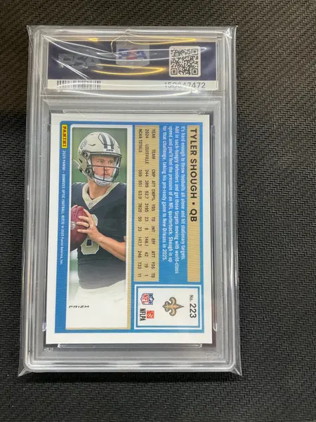 2025 Donruss Optic Tyler Shough Rookie Holo PSA 10