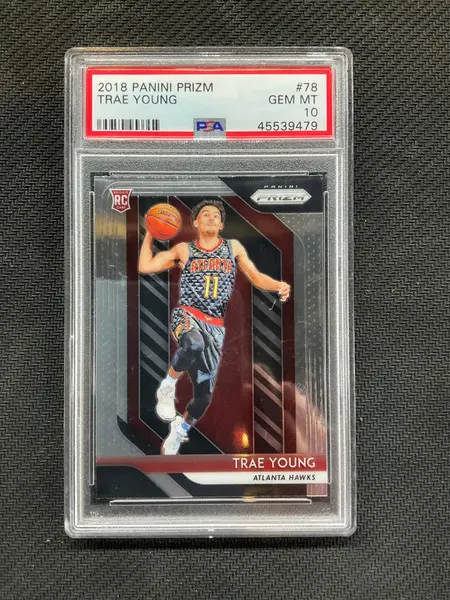 2018 Panini Prizm Trae Young #78 Rookie PSA 10 479