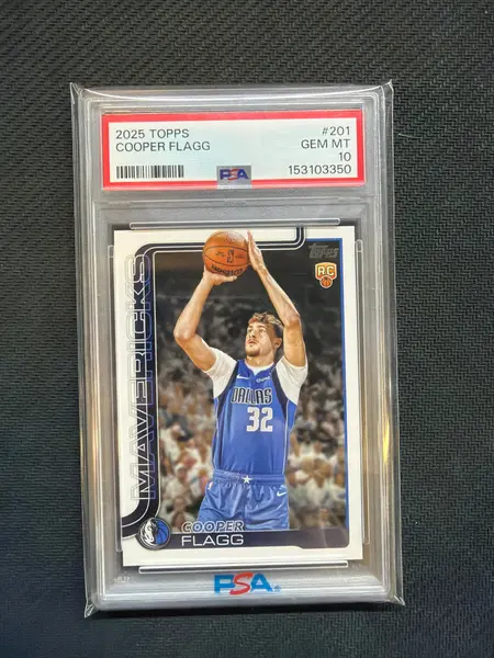 2025 Topps Cooper Flagg PSA 10