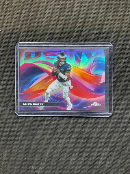 2025 Topps Chrome Jalen Hurts Helix Case Hit