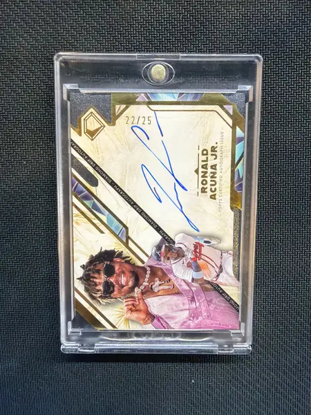 2025 Topps Diamond Icons Ronald Acuna Jr. Auto /25 Braves