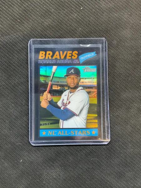 2026 Topps Heritage Ronald Acuna Jr. Black /77 Braves