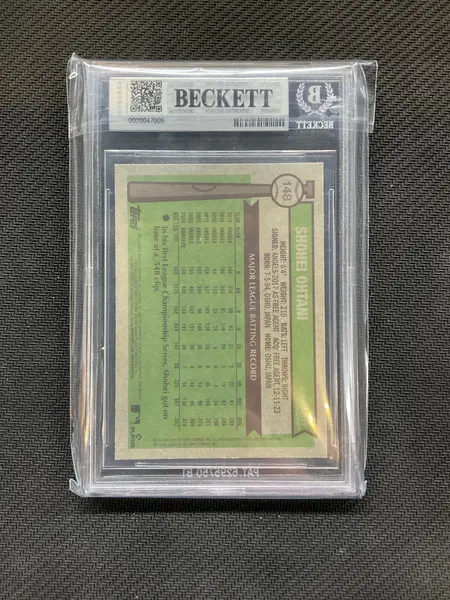 2025 Topps Heritage Shohei Ohtani BGS 8.5