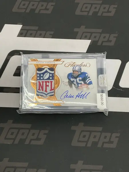 2025 Panini Flawless Calvon Hill NFL Shield Patch Auto /5