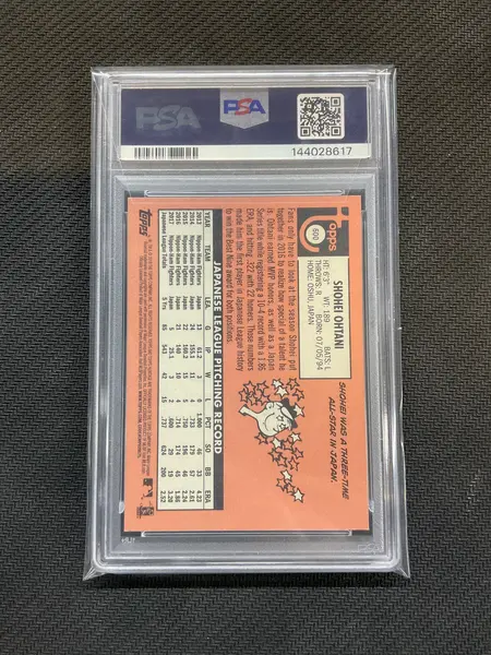 2018 Topps Heritage #600 Shohei Ohtani PSA 10 Rookie Angels 617