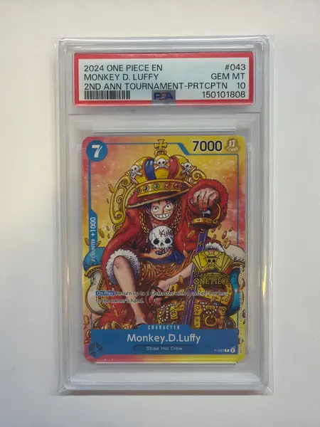 2024 ONE PIECE PROMOS #043 MONKEY D. LUFFY PSA 10