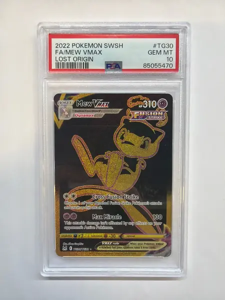2022 Pokemon Lost Origin Mew Vmax TG30 PSA 10
