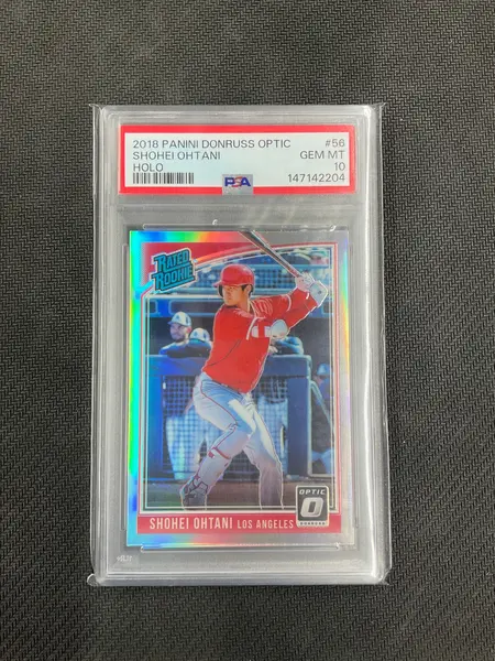 2018 Donruss Optic Shohei Ohtani Rookie Holo PSA 10 Angels