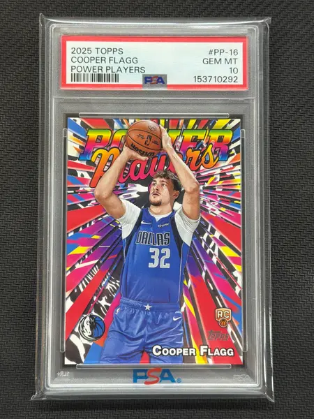 2025 Topps Cooper Flagg Power Players PSA 10 292