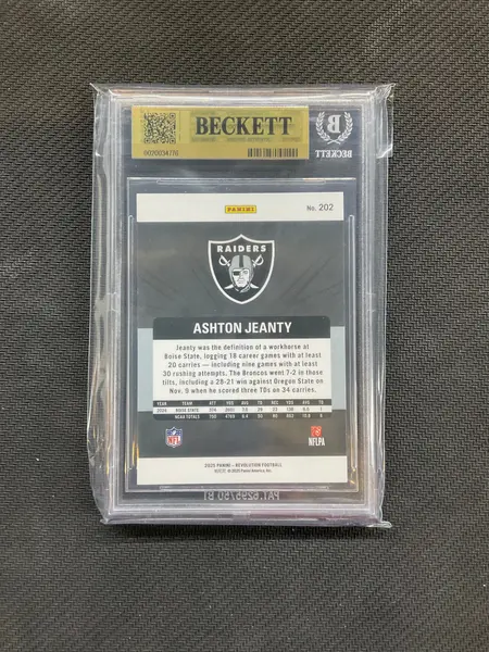 2025 Panini Revolution Ashton Jeanty BGS 9.5