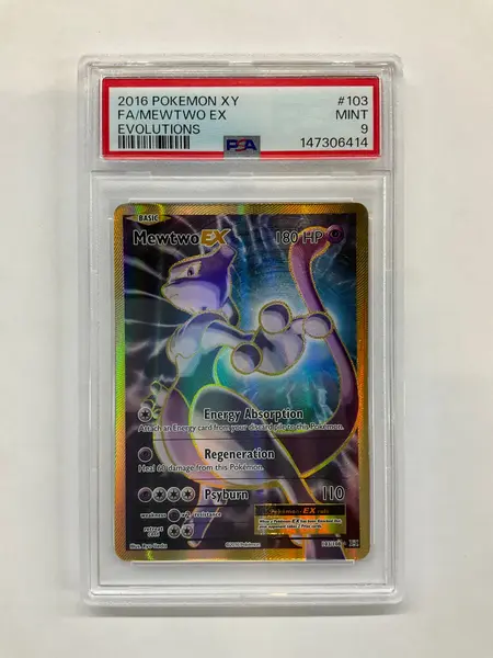 2016 Pokemon Evolutions Mewtwo EX 103 PSA 9