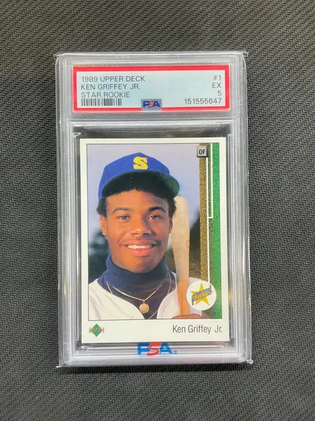 1989 Upper Deck Ken Griffey Jr Star Rookie PSA 5